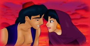 Aladdin_and_Jasmine_by_Ilala